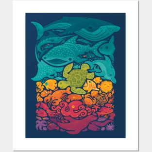 Aquatic Spectrum Posters and Art